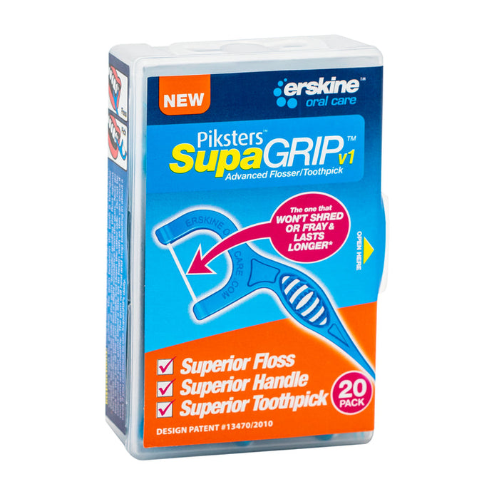 Piksters SupaGRIP Flosser/Pick 20pk