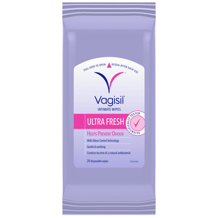 Vagisil Intimate Wipes Fresh Plus 20