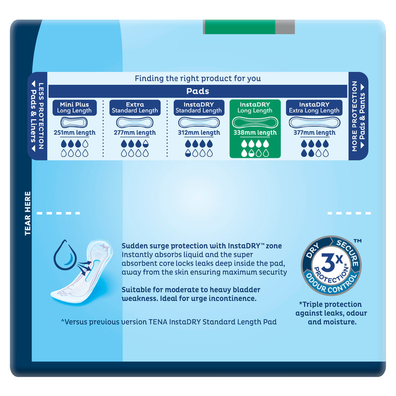 Tena Pad Extra Plus Instadry 8pk