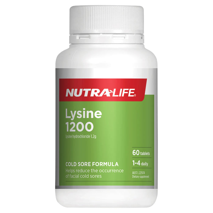 Nutralife Lysine 1200mg Tablets 60