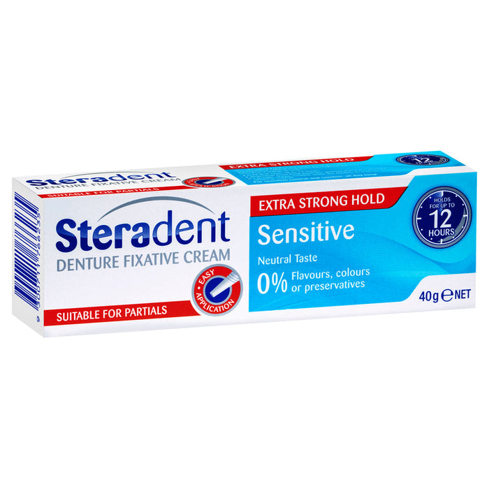 Steradent Denture Fixative Cream Sensitive 40g