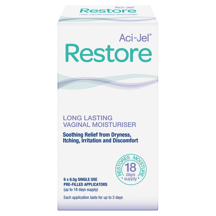 Aci Jel Restore Vaginal Moisturiser 6 x 6.5g Applications