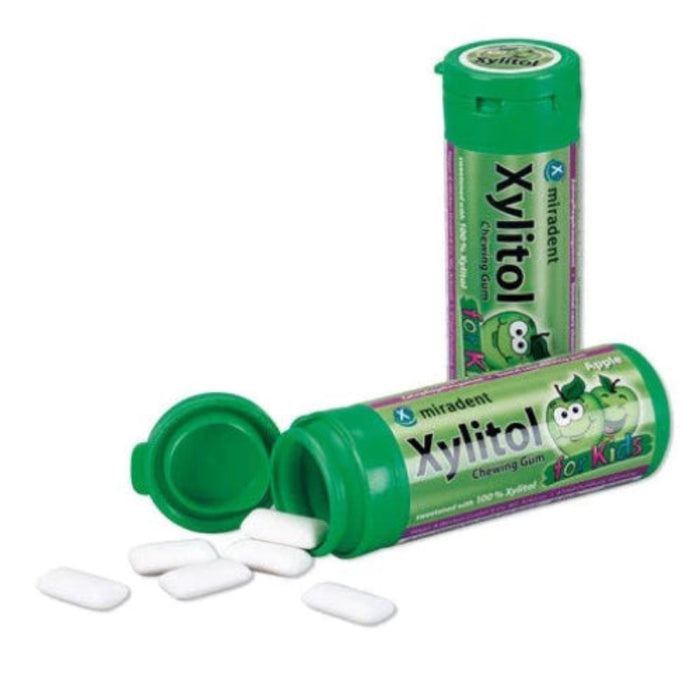 Miradent Xylitol For Kids Chewing Gum 30 Apple