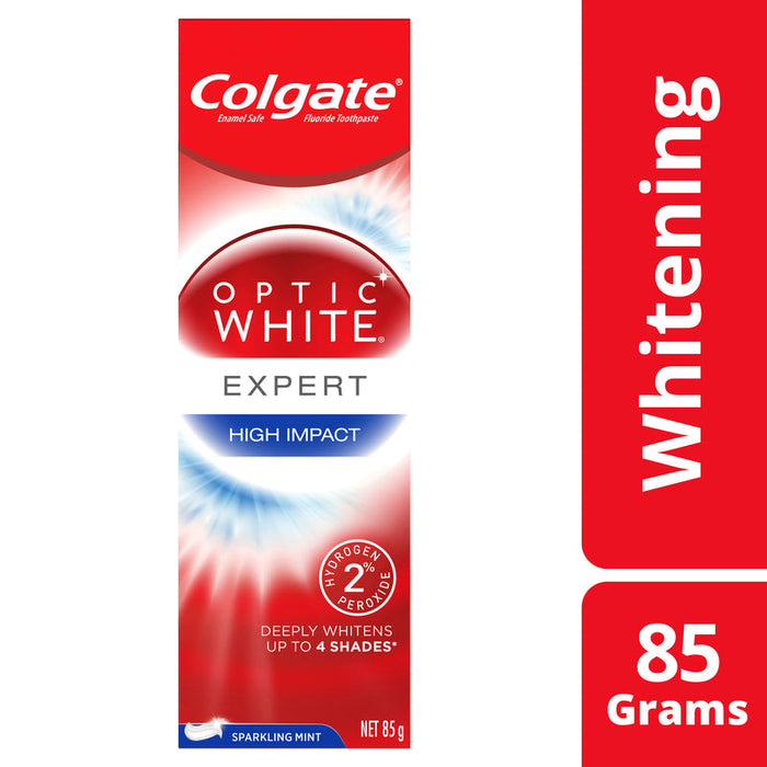 Colgate Optic White Expert High Impact 85g Sparkling Mint