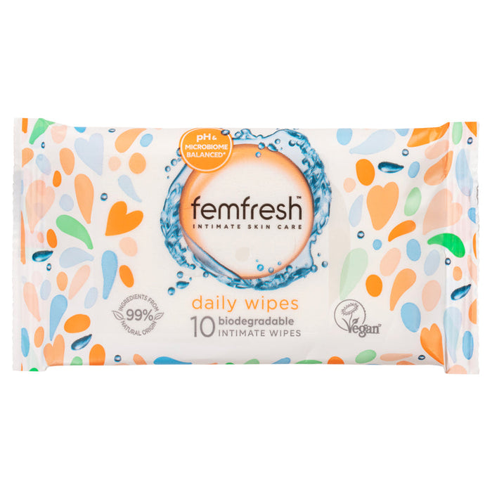 Femfresh Refreshing Soothing Wipes 10