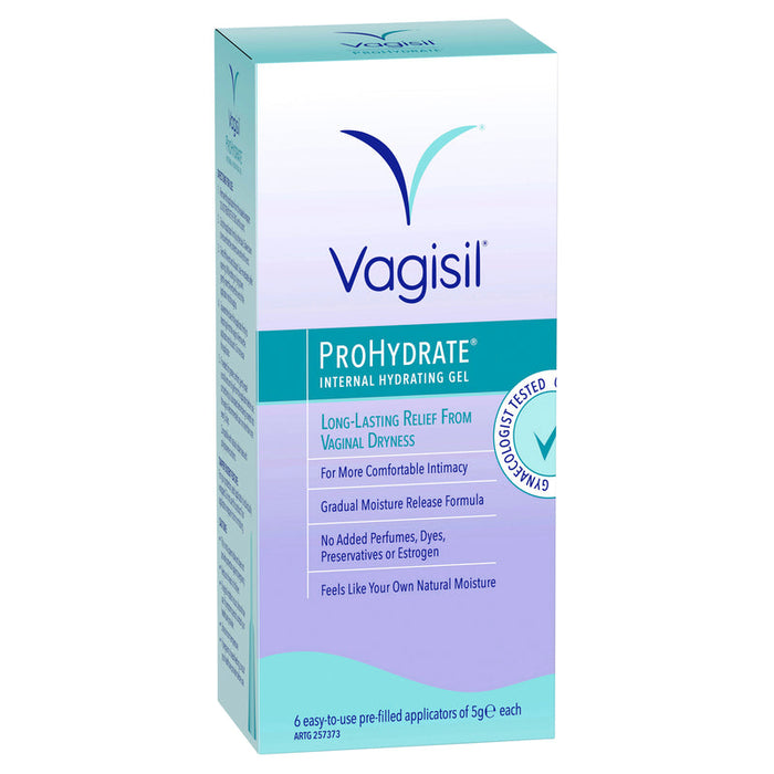 Vagisil ProHydrate Plus Internal Hydrating Gel 6 x 5g Applicators