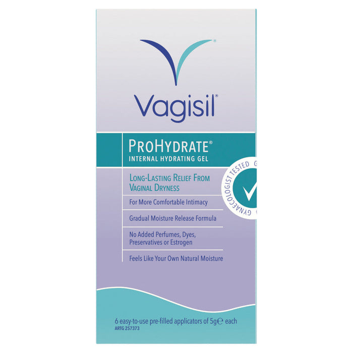 Vagisil ProHydrate Plus Internal Hydrating Gel 6 x 5g Applicators