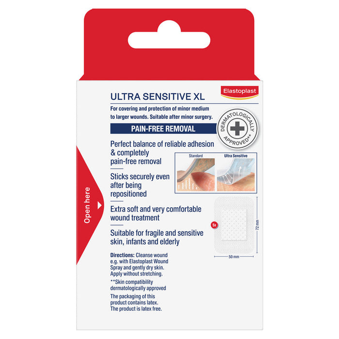 Elastoplast Ultra Sensitive XL Strips 5