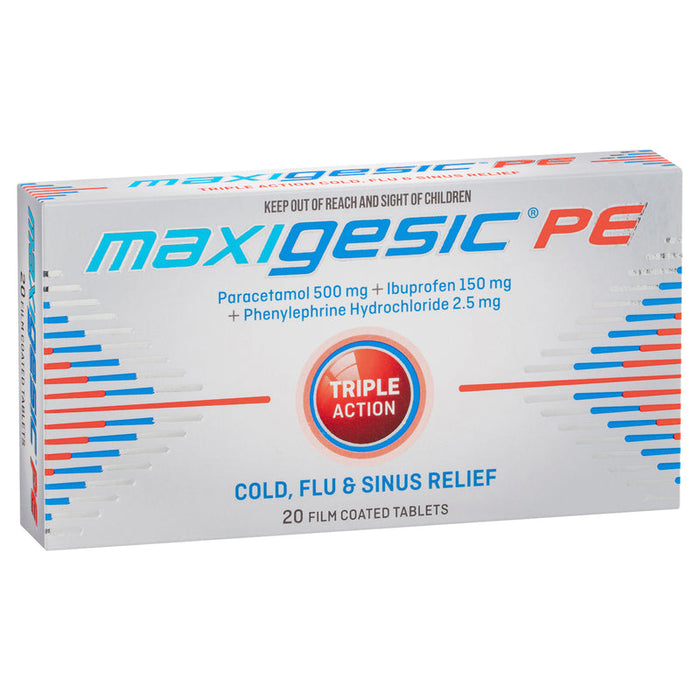 MAXIGESIC PE Cold Flu&Sinus Relf 20