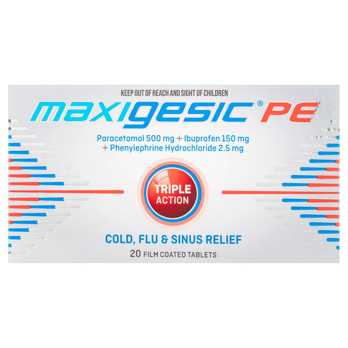 MAXIGESIC PE Cold Flu&Sinus Relf 20