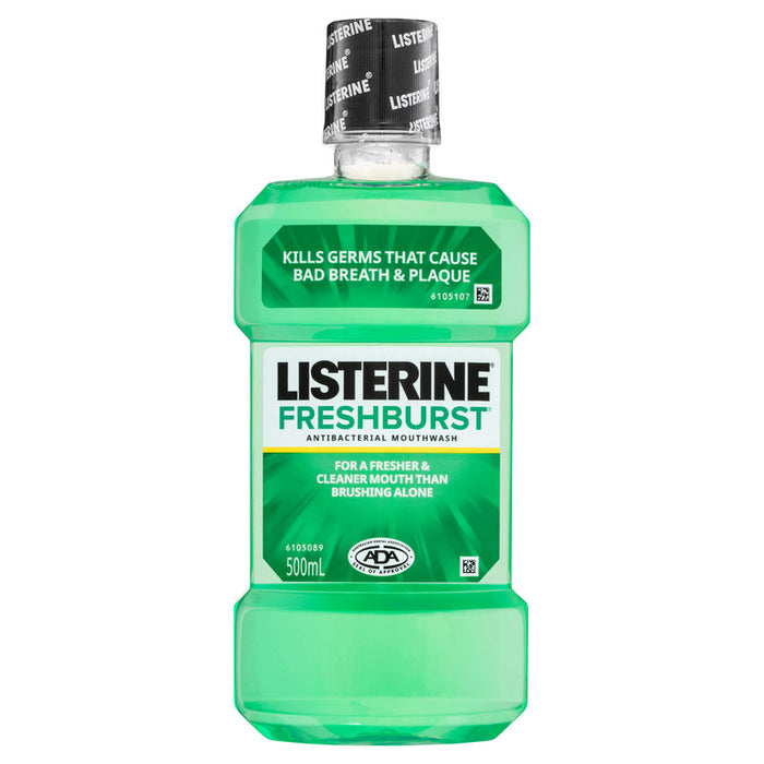 Listerine Fresh Burst Antiseptic Mouthwash 500ml