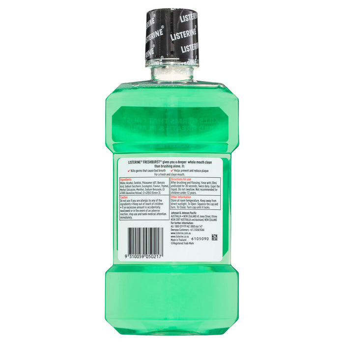 Listerine Fresh Burst Antiseptic Mouthwash 500ml