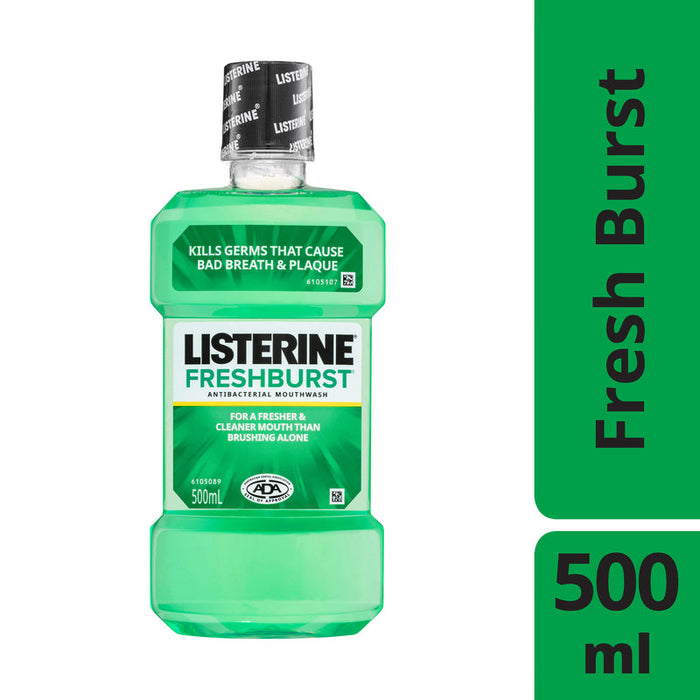 Listerine Fresh Burst Antiseptic Mouthwash 500ml