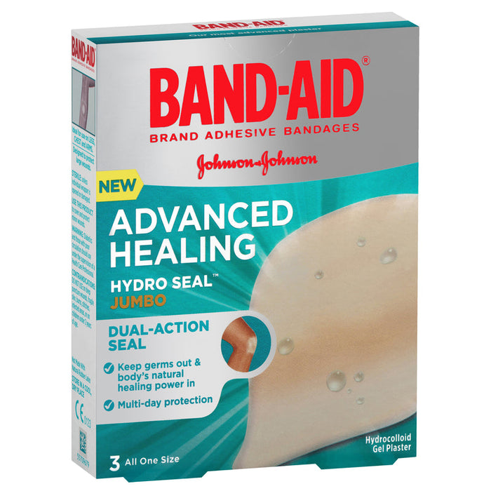 Band-Aid Advanced Healing Hydro Seal Jumbo 3 - All One Size