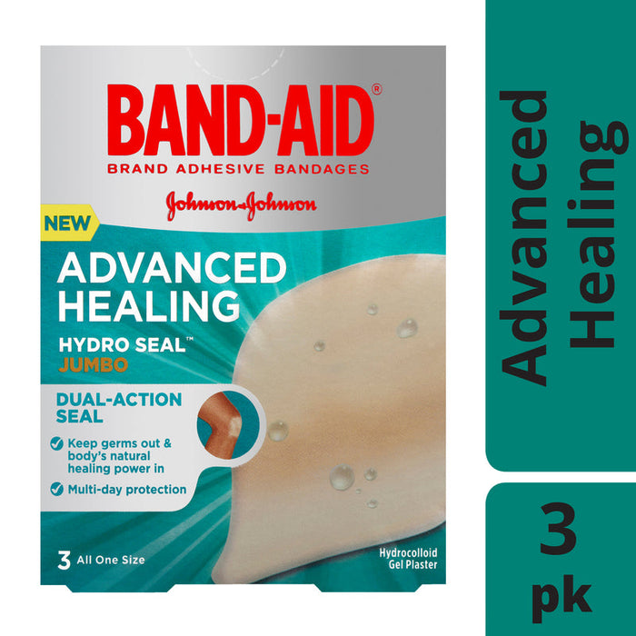 Band-Aid Advanced Healing Hydro Seal Jumbo 3 - All One Size