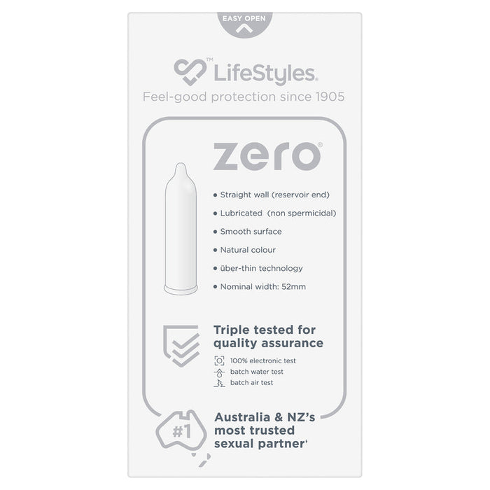 LifeStyles Condoms ZERO Uber Thin 10pk