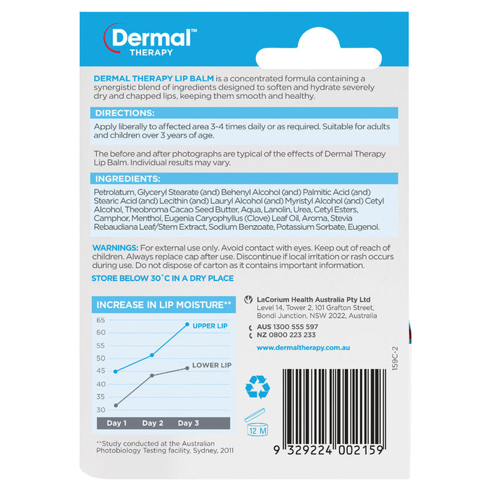 Dermal Therapy Lip Balm Tub 10g