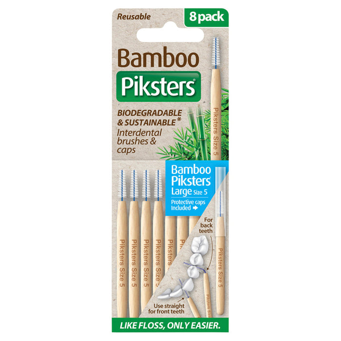 Piksters Bamboo Size 5 Blue 8pk