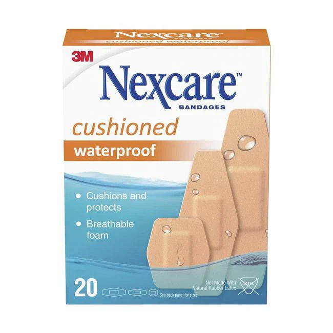 Nexcare - Cushioned Waterproof Assorted 20