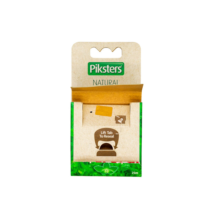 Piksters Natural Silk Dental Floss Spearmint 25m