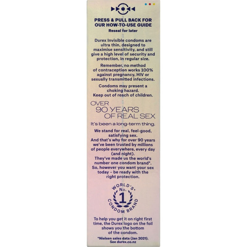 Durex Condom Invisible 10pk
