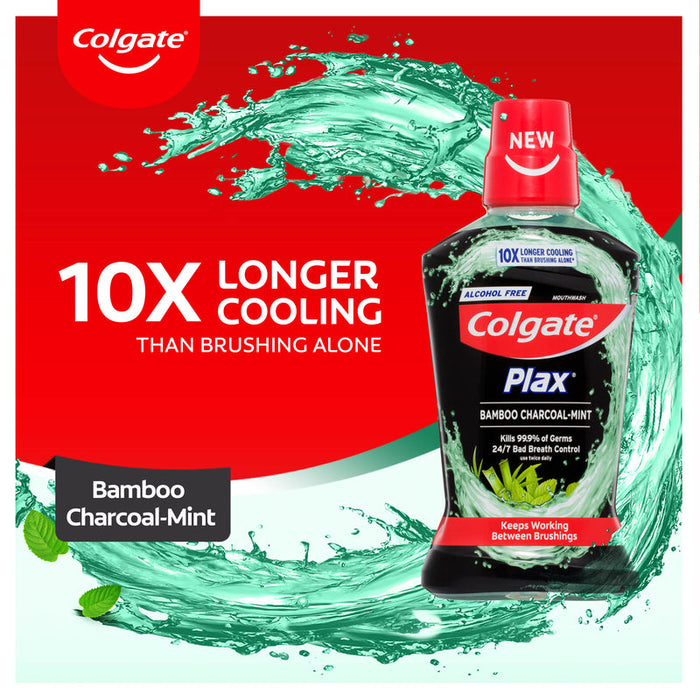 Colgate Plax Mouthwash 250ml Bamboo Charcoal Mint