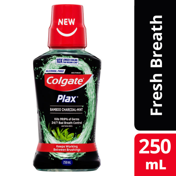 Colgate Plax Mouthwash 250ml Bamboo Charcoal Mint