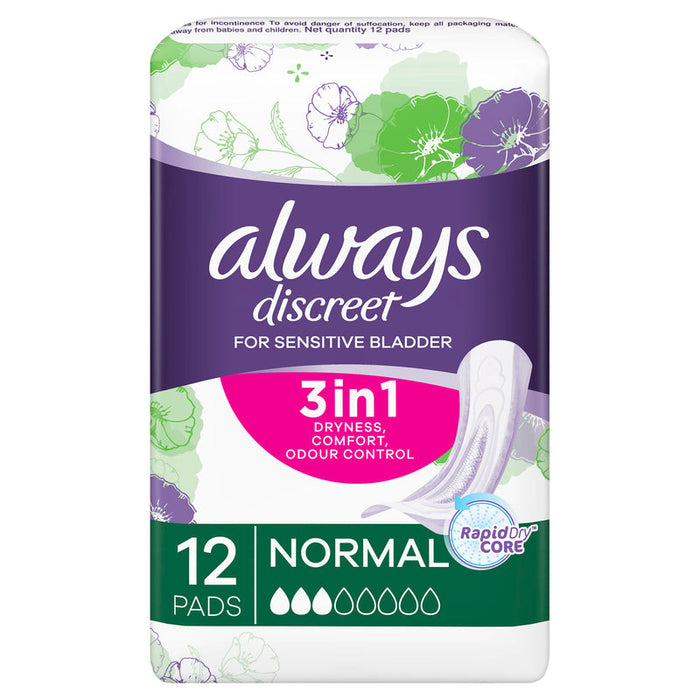 Always Discreet PAD Normal 12