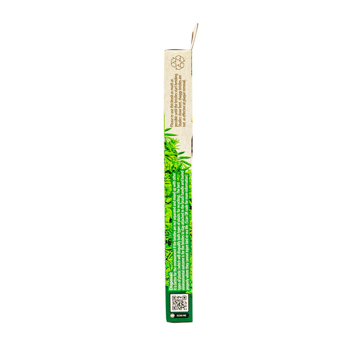 Piksters Bamboo Adult Medium Toothbrush Value 6 Pack