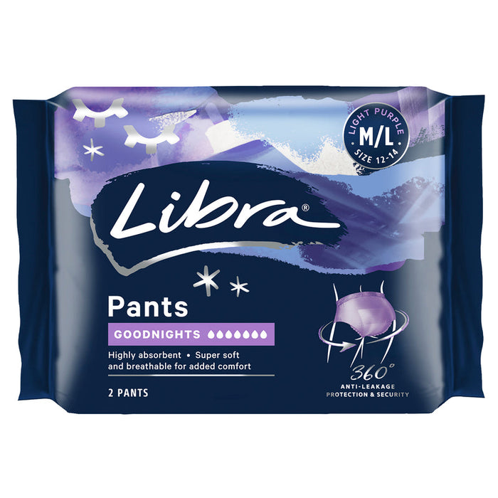 Libra Pants Goodnights Large 2pk