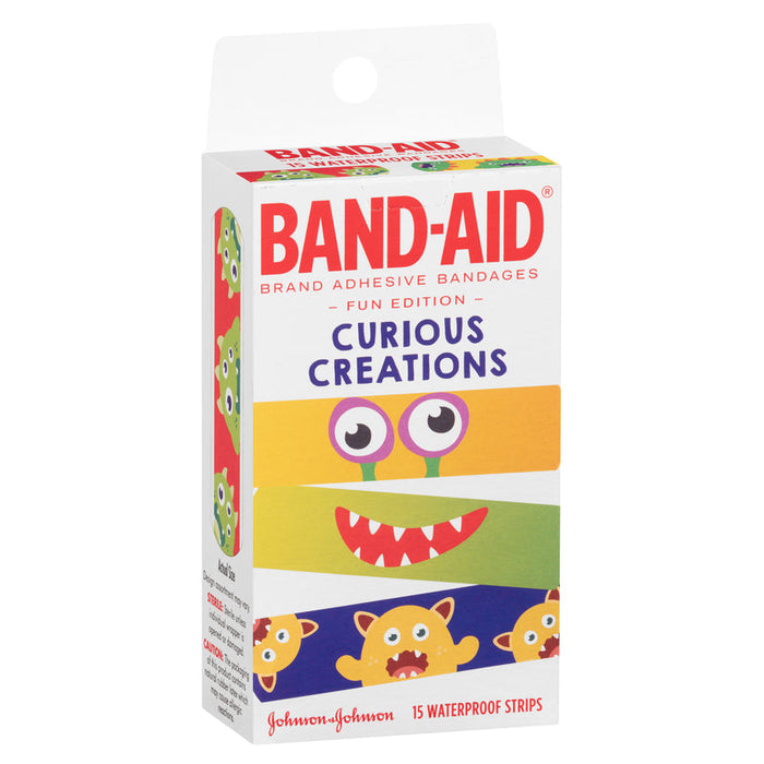 BandAid Waterproof Strips 15 - Curious Creations