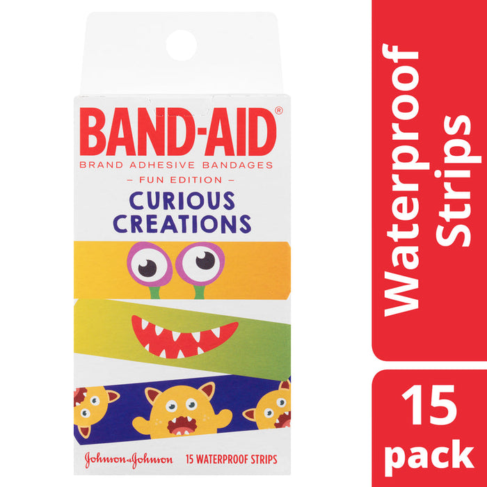 BandAid Waterproof Strips 15 - Curious Creations