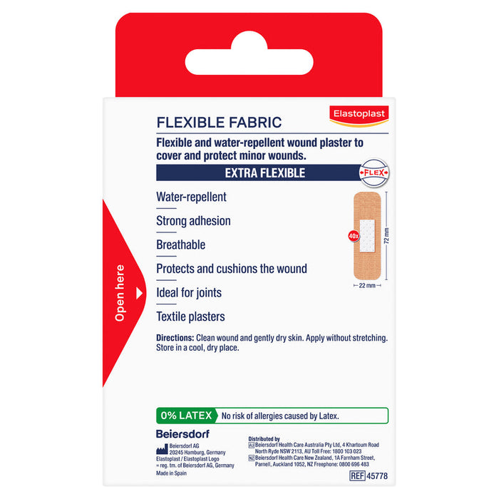 Elastoplast Flexible Fabric Plasters 40 - One Size