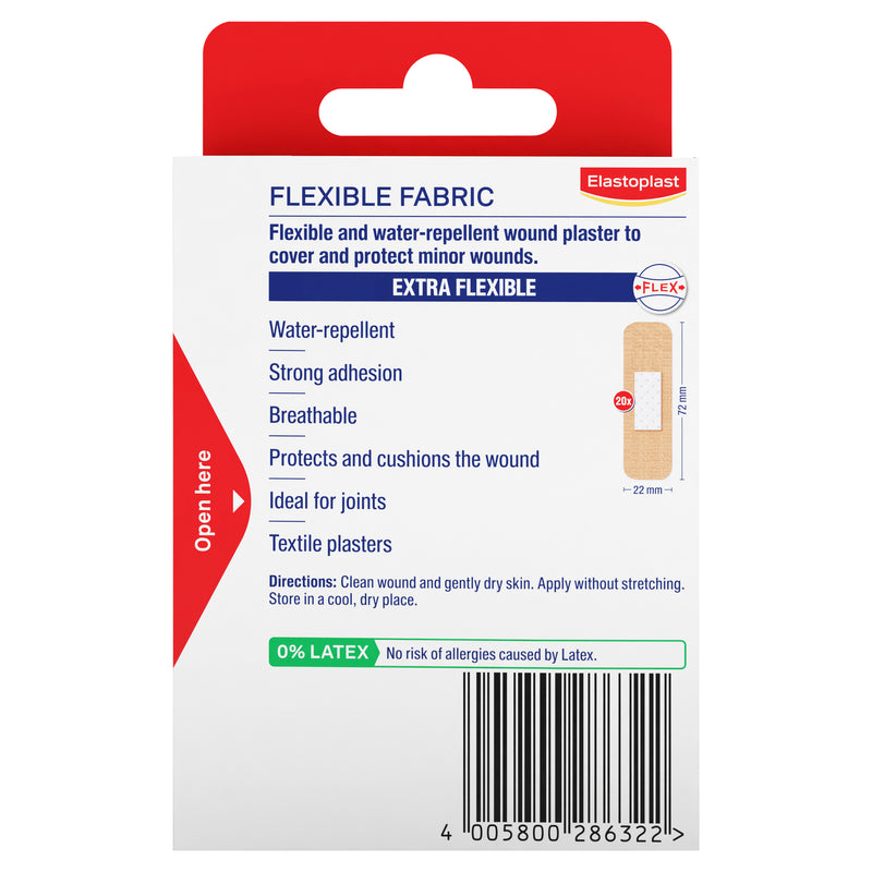 Elastoplast Flexible Fabric Plasters 20 - One Size