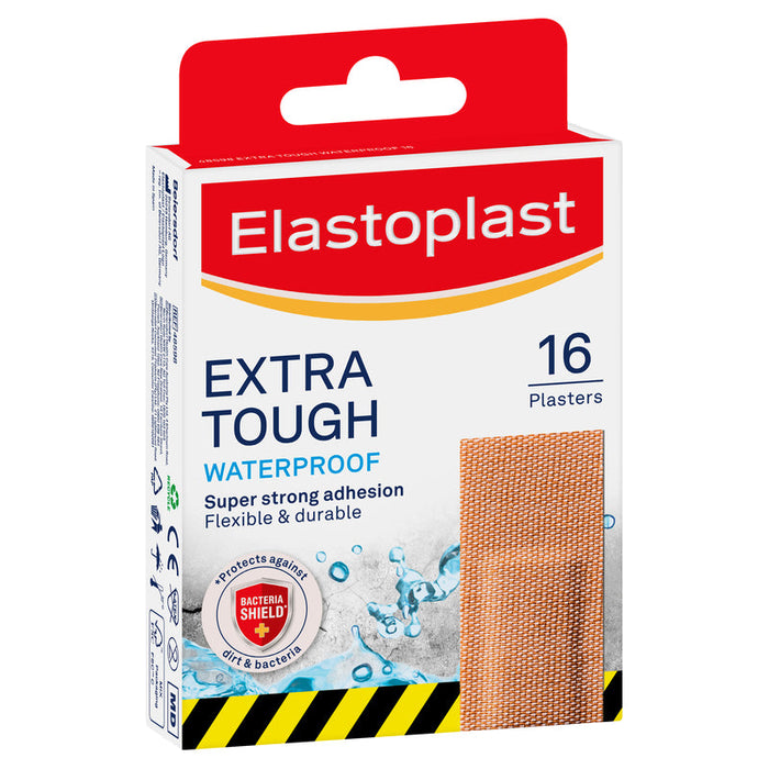 Elastoplast Extra Tough Waterproof Plasters 16 - One Size