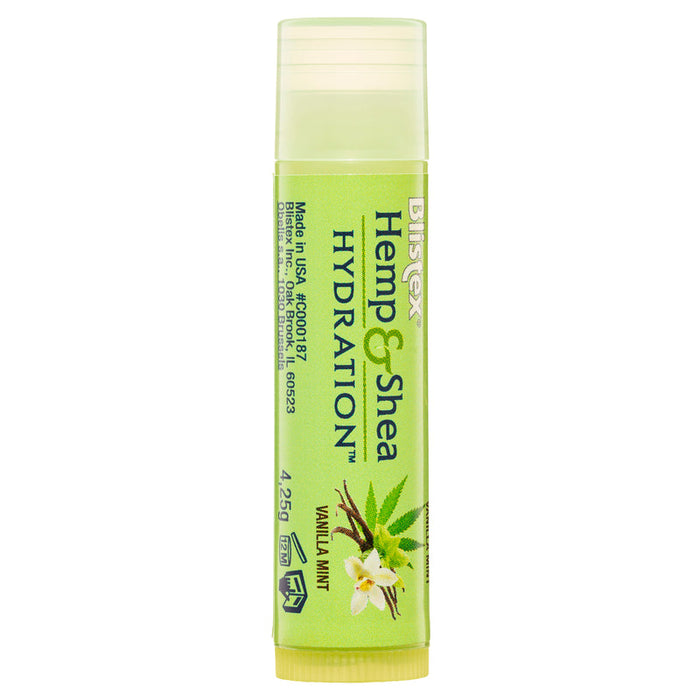 Blistex Hemp and Shea Hydration Lip Balm 4.25g Vanilla Mint