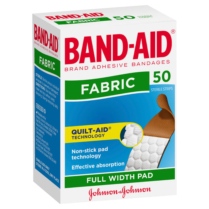 BANDAID Fabric Plasters 50s