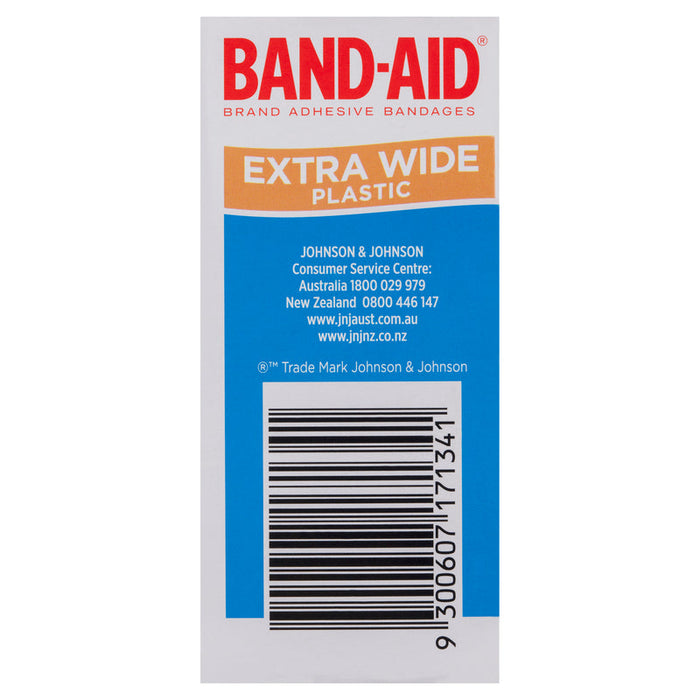 BANDAID Plastic Strip Extra Wide 40