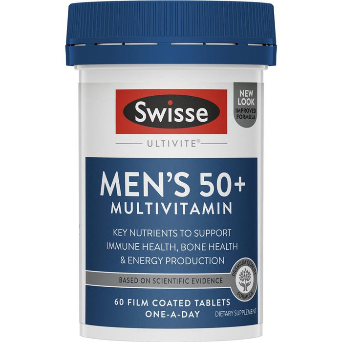 SWISSE Mens Ultivite 50+ 60tabs