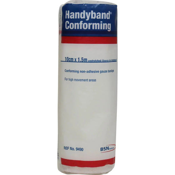 Handyband Conforming Gauze Bandage 10cm x 1.5m