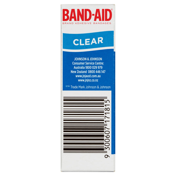 BandAid Clear Strips 40s