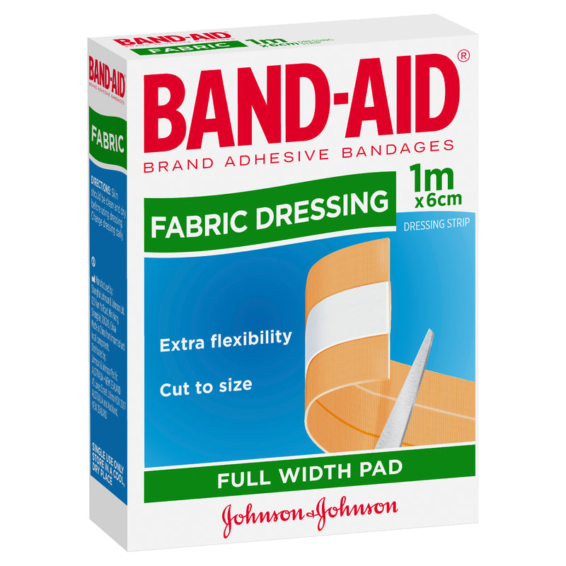 Band-Aid Fabric Dressing Strip 6cm x 1m