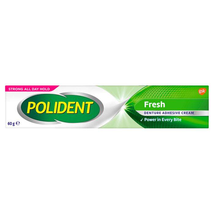 Polident Fresh Mint Denture Adhesive Cream 60g