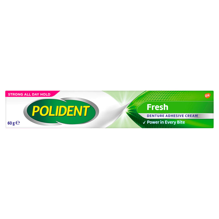 Polident Fresh Mint Denture Adhesive Cream 60g