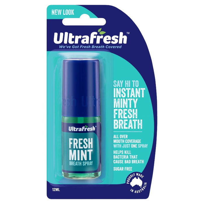 Ultrafresh Breath Spray 12ml Fresh Mint