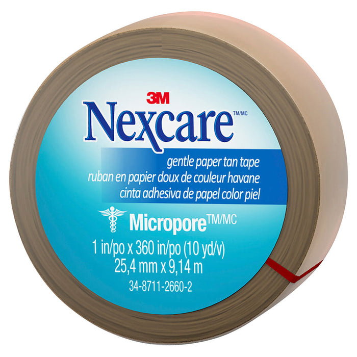 Nexcare - Micropore Paper Tape - 25mm x 9.1m - Tan