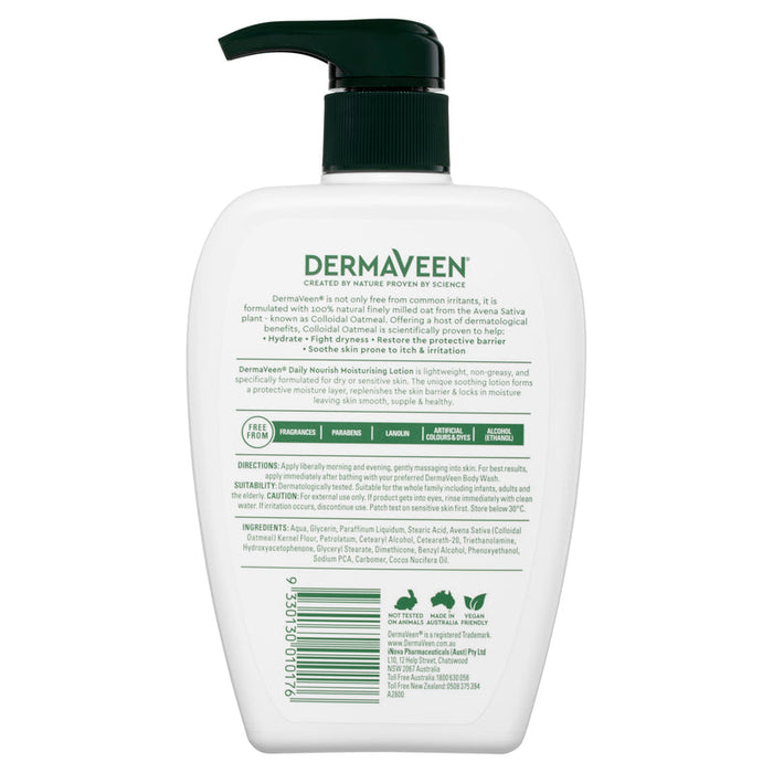 Dermaveen Daily Nourish Moisturising Lotion 500mL