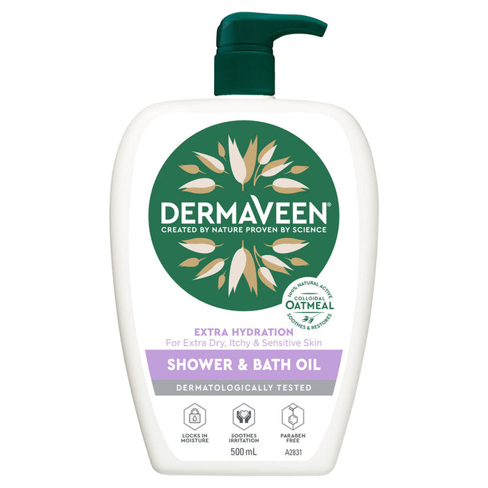 Dermaveen Extra Hyrdation Shower & Bath Oil 500ml