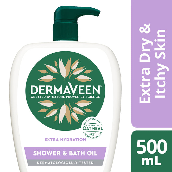 Dermaveen Extra Hyrdation Shower & Bath Oil 500ml