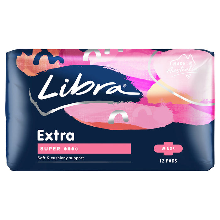 Libra Pad Extra Wings Super 12